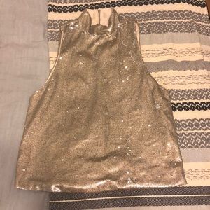 Dressy sequin top